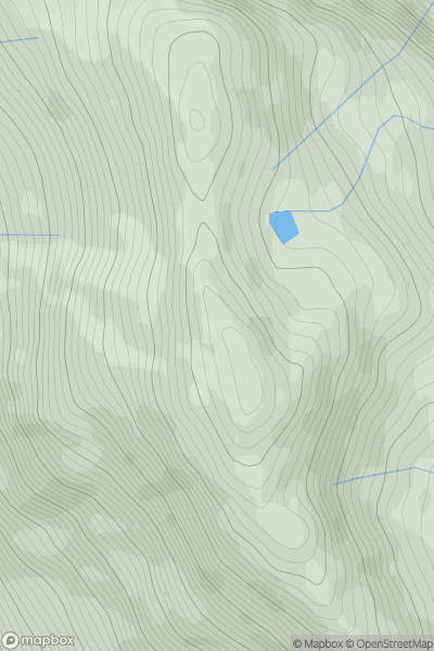 Thumbnail image for Ben Vorlich [Inveraray to Crianlarich] showing contour plot for surrounding peak